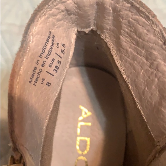 Tan Suede Fringe Booties // ALDO // US 8 - Picture 3 of 7